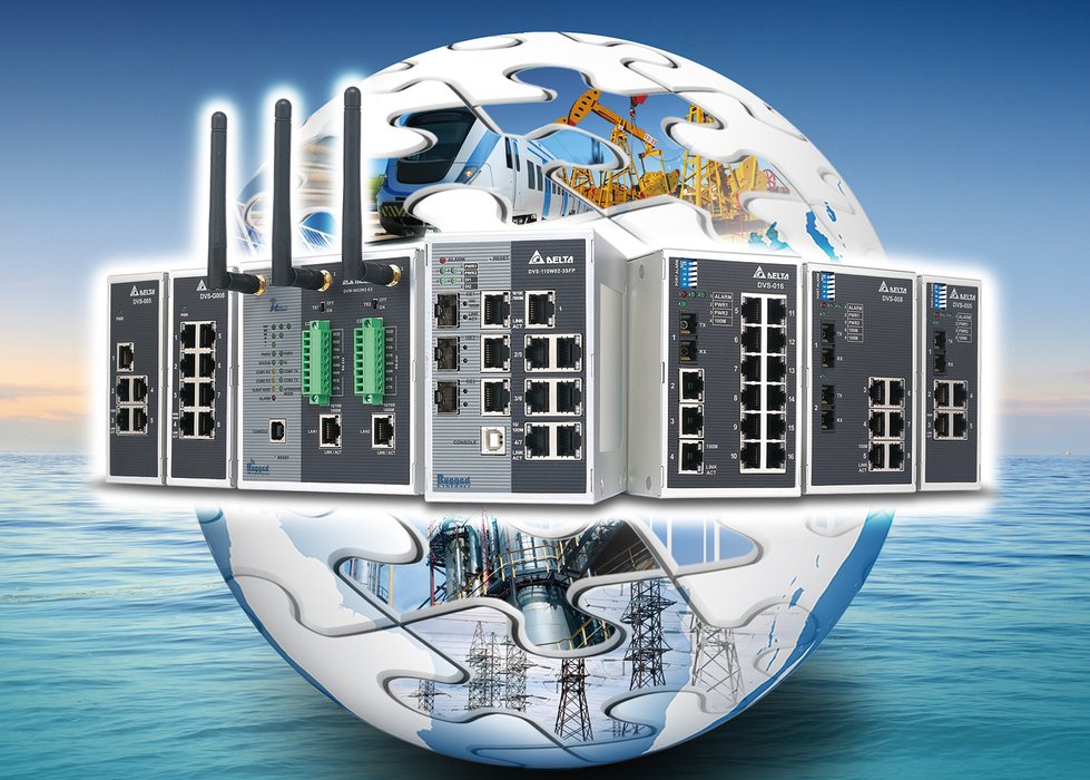 DVS Series    Cost effective and reliable managed Industrial Ethernet switches
